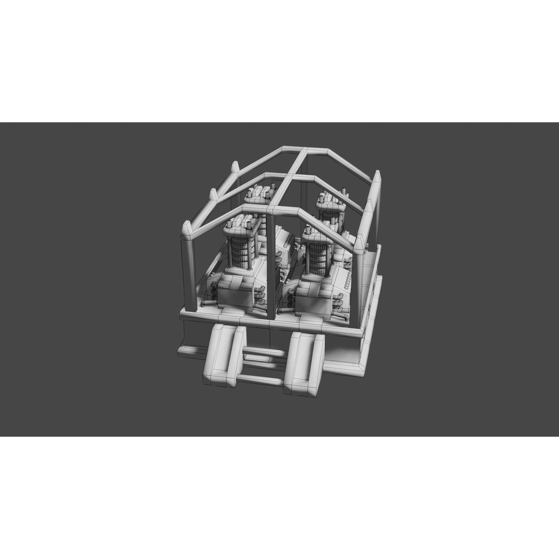 Oxygen Generator - Low-Poly Game-Ready 3D Model - View 25