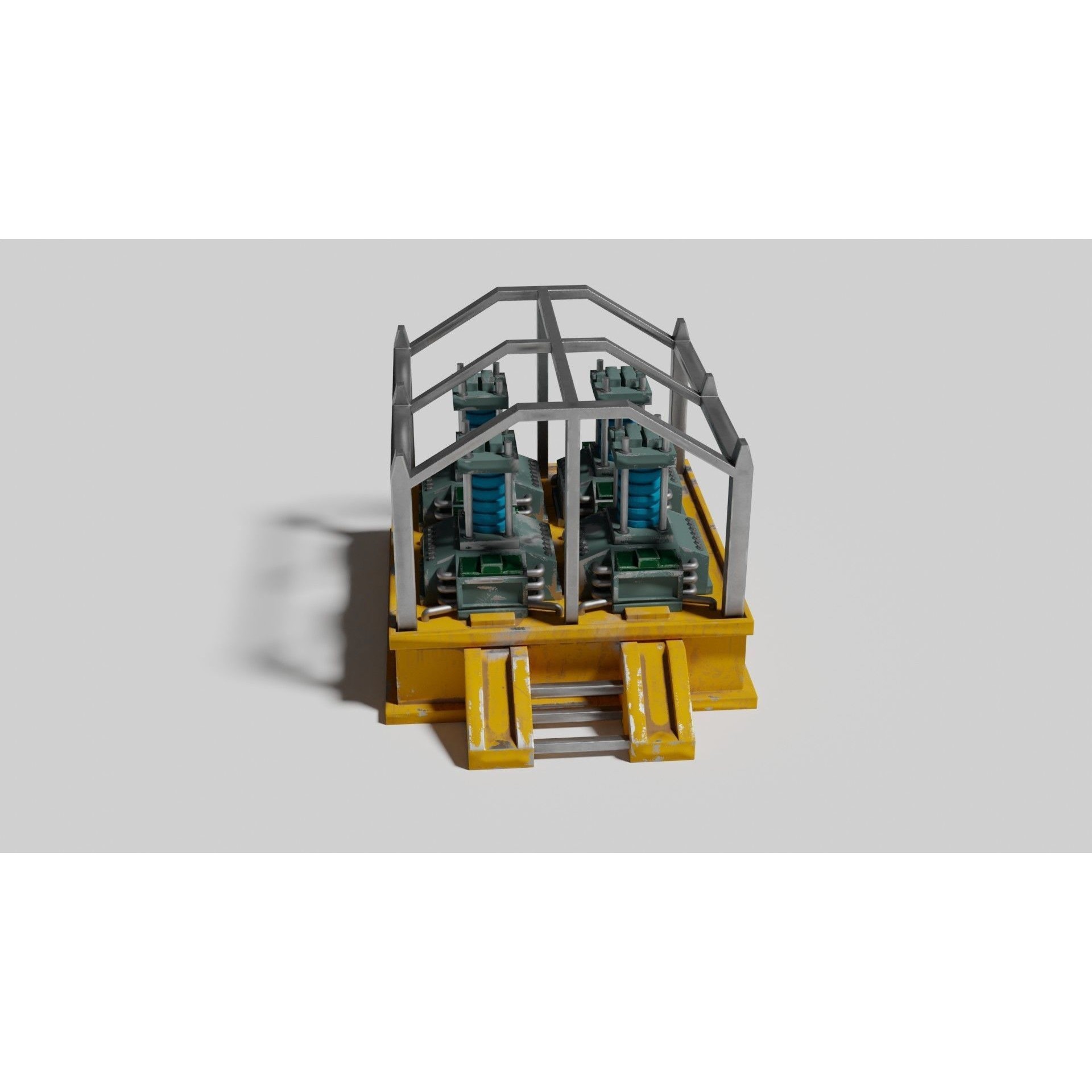 Oxygen Generator - Low-Poly Game-Ready 3D Model - View 8