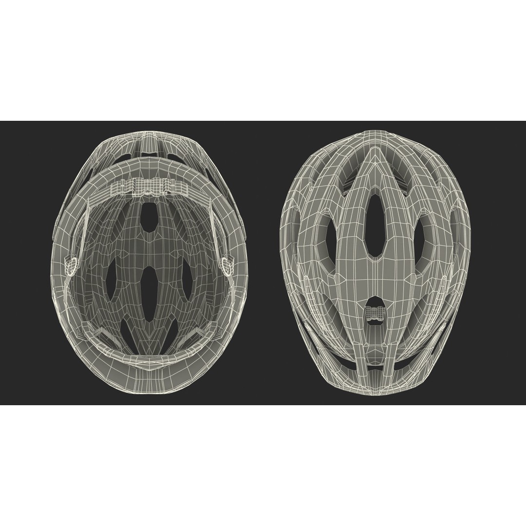 Modern Bicycle Helmet 3D Model – High Quality PBR Textured Asset, FBX - View 19