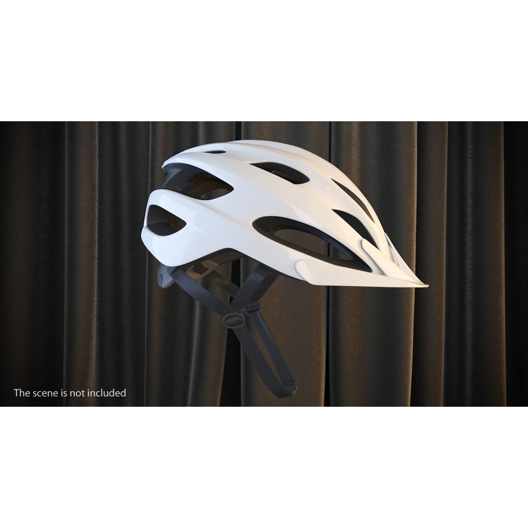 Modern Bicycle Helmet 3D Model – High Quality PBR Textured Asset, FBX - View 5