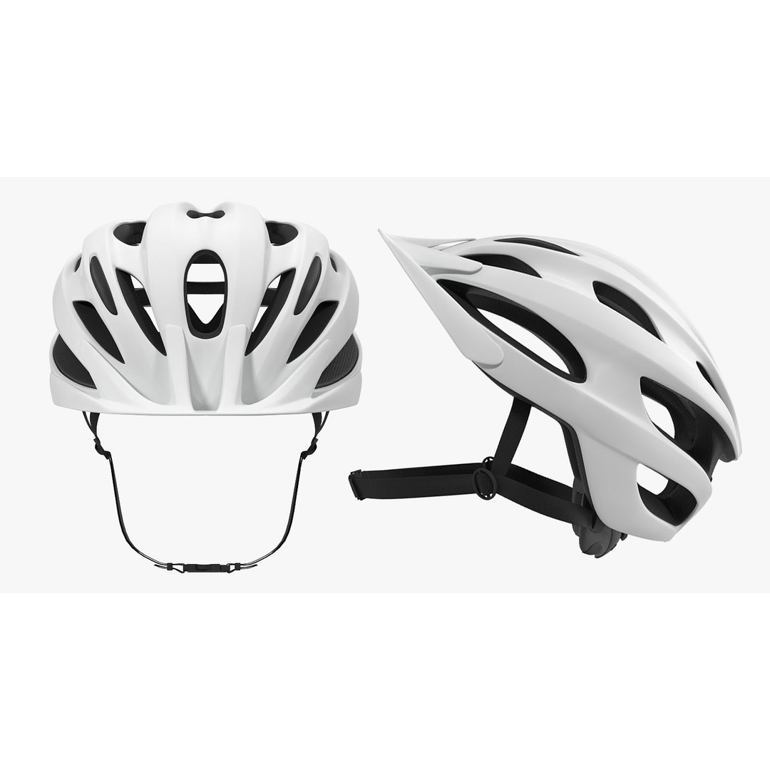 Modern Bicycle Helmet 3D Model – High Quality PBR Textured Asset, FBX - View 7