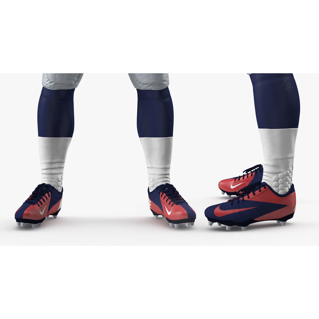 New England Patriots Football Player Uniform 3D Model – PBR Game-Ready Asset, FBX - View 15