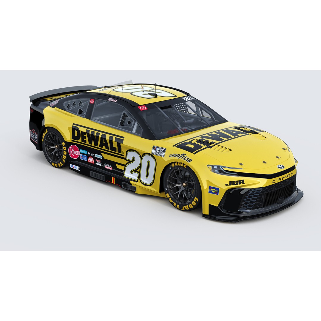 Toyota Camry 3D Model – High Poly Racing Car, FBX, OBJ, Game Ready - View 10