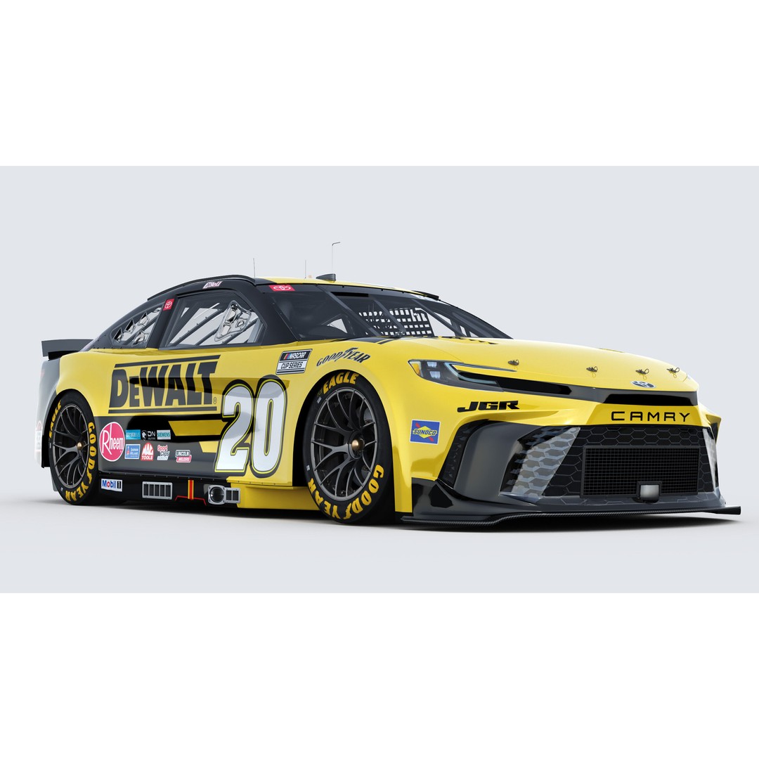 Toyota Camry 3D Model – High Poly Racing Car, FBX, OBJ, Game Ready - View 11