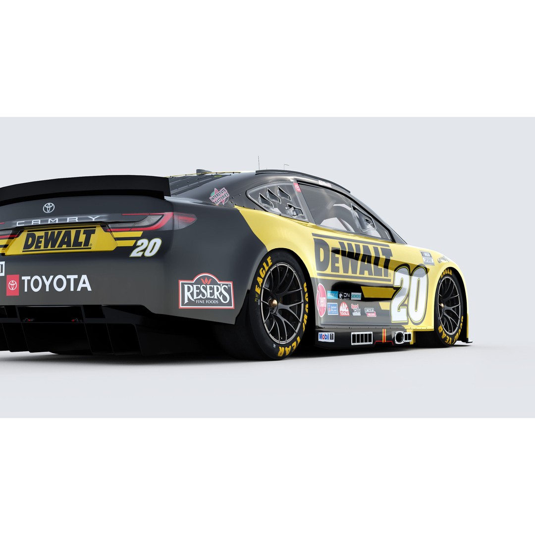 Toyota Camry 3D Model – High Poly Racing Car, FBX, OBJ, Game Ready - View 15