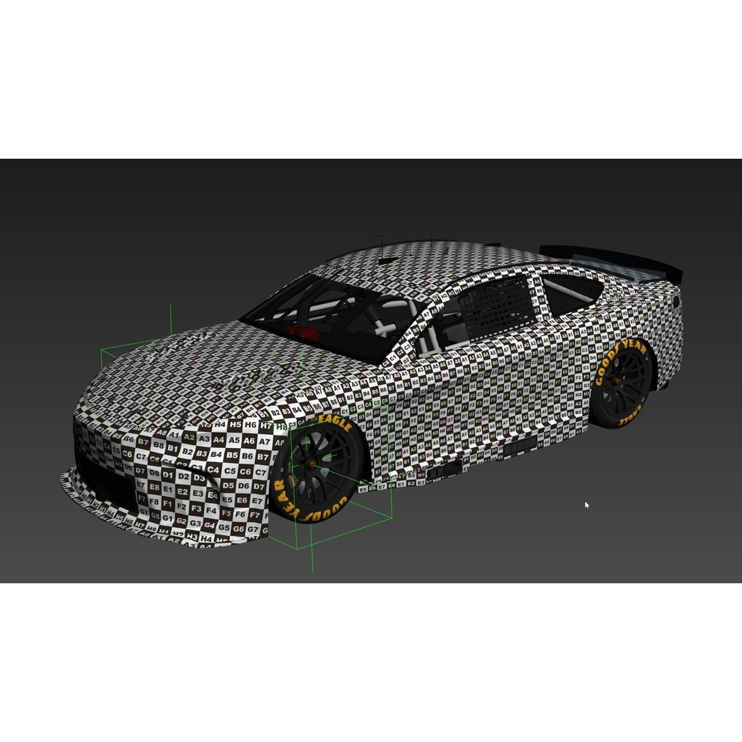 Toyota Camry 3D Model – High Poly Racing Car, FBX, OBJ, Game Ready - View 16