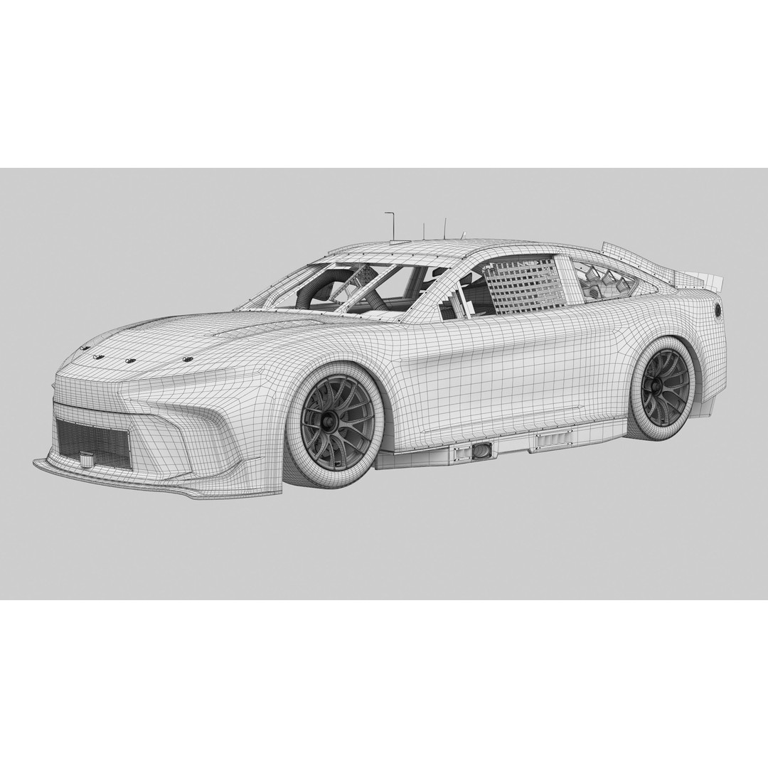 Toyota Camry 3D Model – High Poly Racing Car, FBX, OBJ, Game Ready - View 20