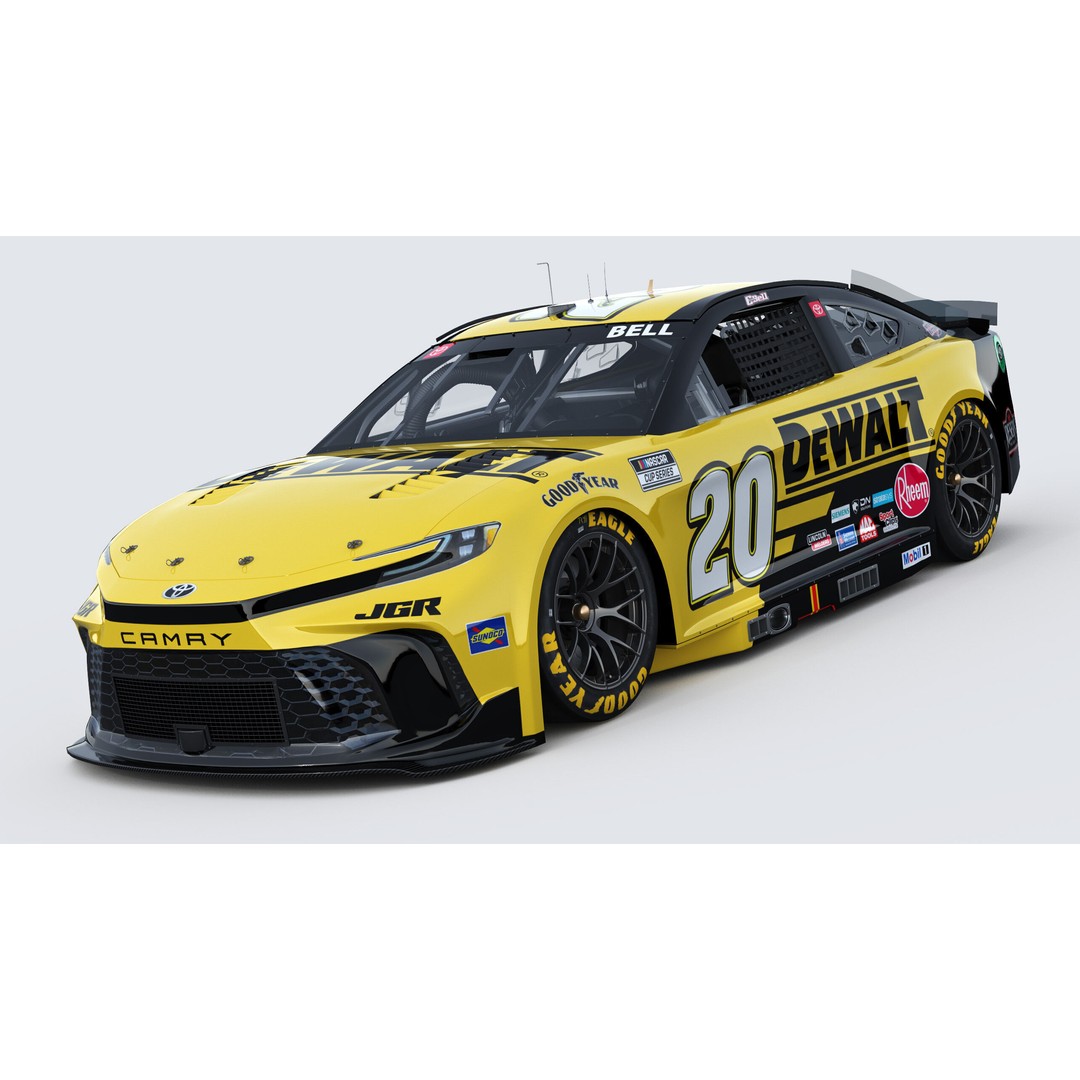 Toyota Camry 3D Model – High Poly Racing Car, FBX, OBJ, Game Ready - View 5