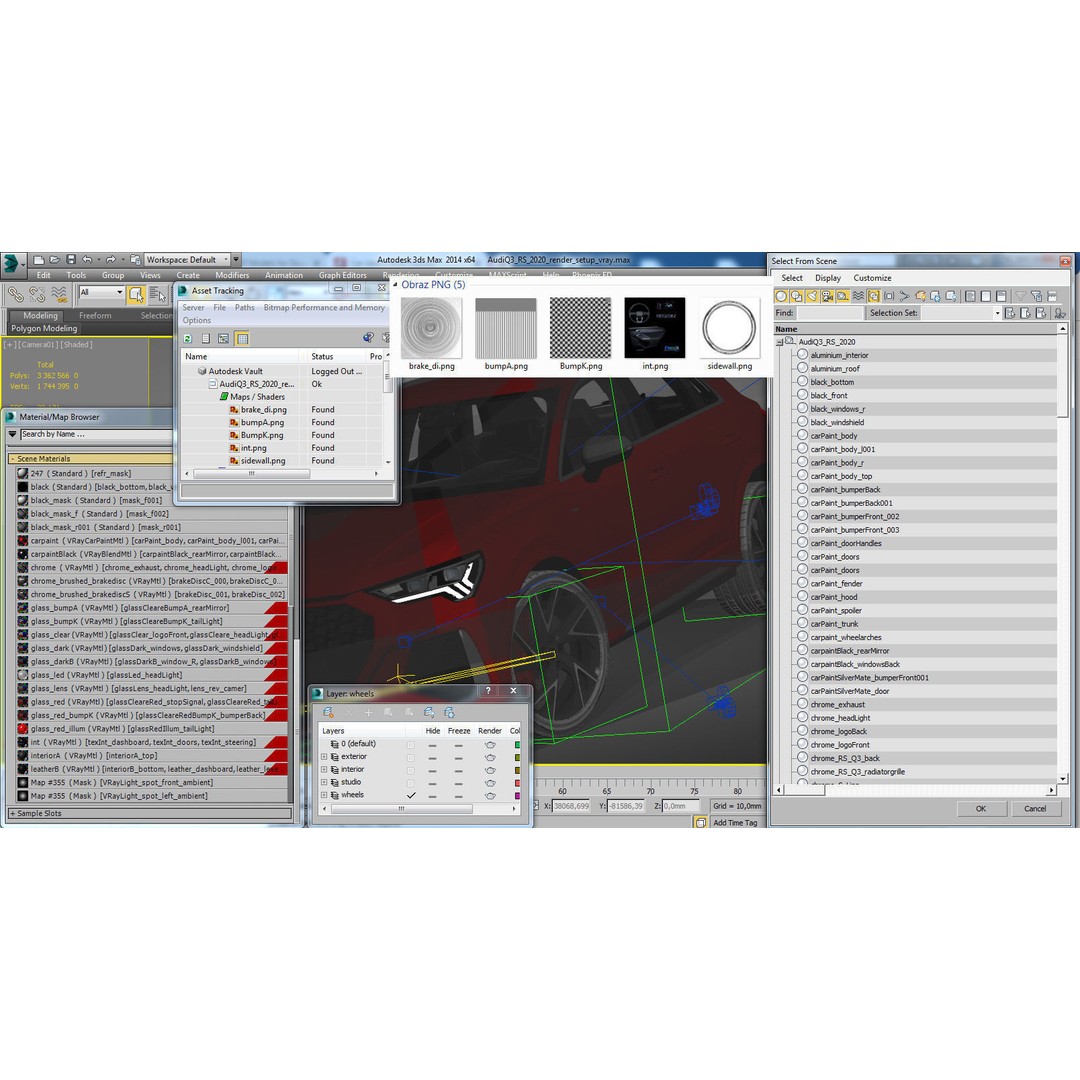 Audi RS Q3 2020 3D Model – Detailed Exterior, Game-Ready Formats