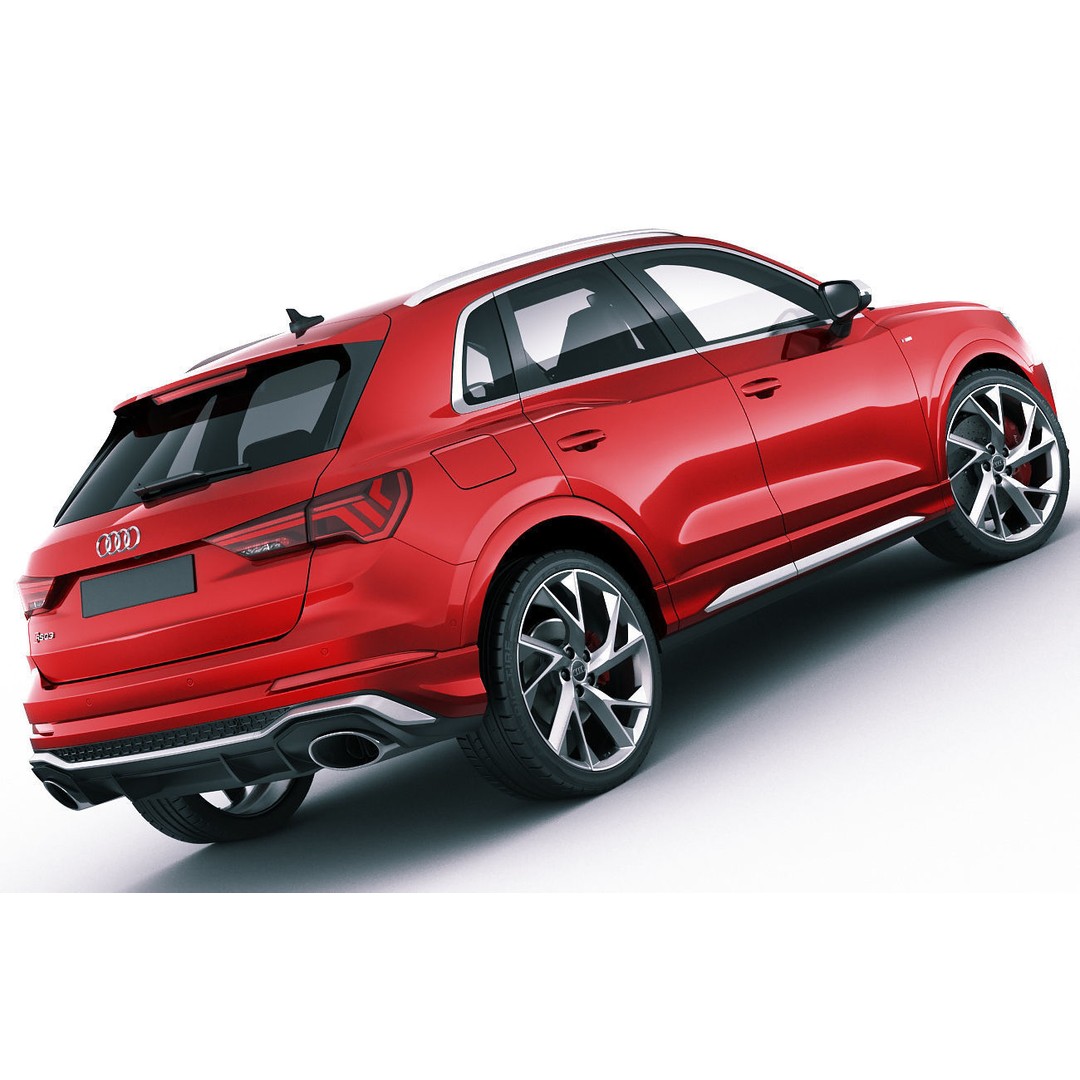 Audi RS Q3 2020 3D Model – Detailed Exterior, Game-Ready Formats - View 10
