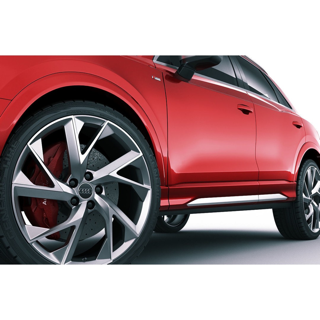 Audi RS Q3 2020 3D Model – Detailed Exterior, Game-Ready Formats - View 11