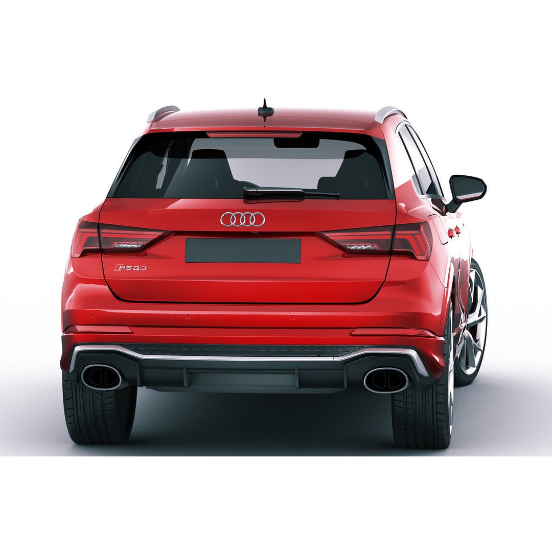 Audi RS Q3 2020 3D Model – Detailed Exterior, Game-Ready Formats - View 13