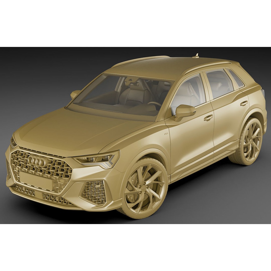 Audi RS Q3 2020 3D Model – Detailed Exterior, Game-Ready Formats - View 18