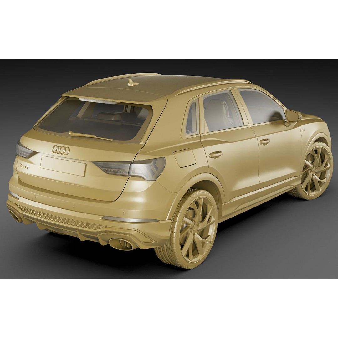 Audi RS Q3 2020 3D Model – Detailed Exterior, Game-Ready Formats - View 19