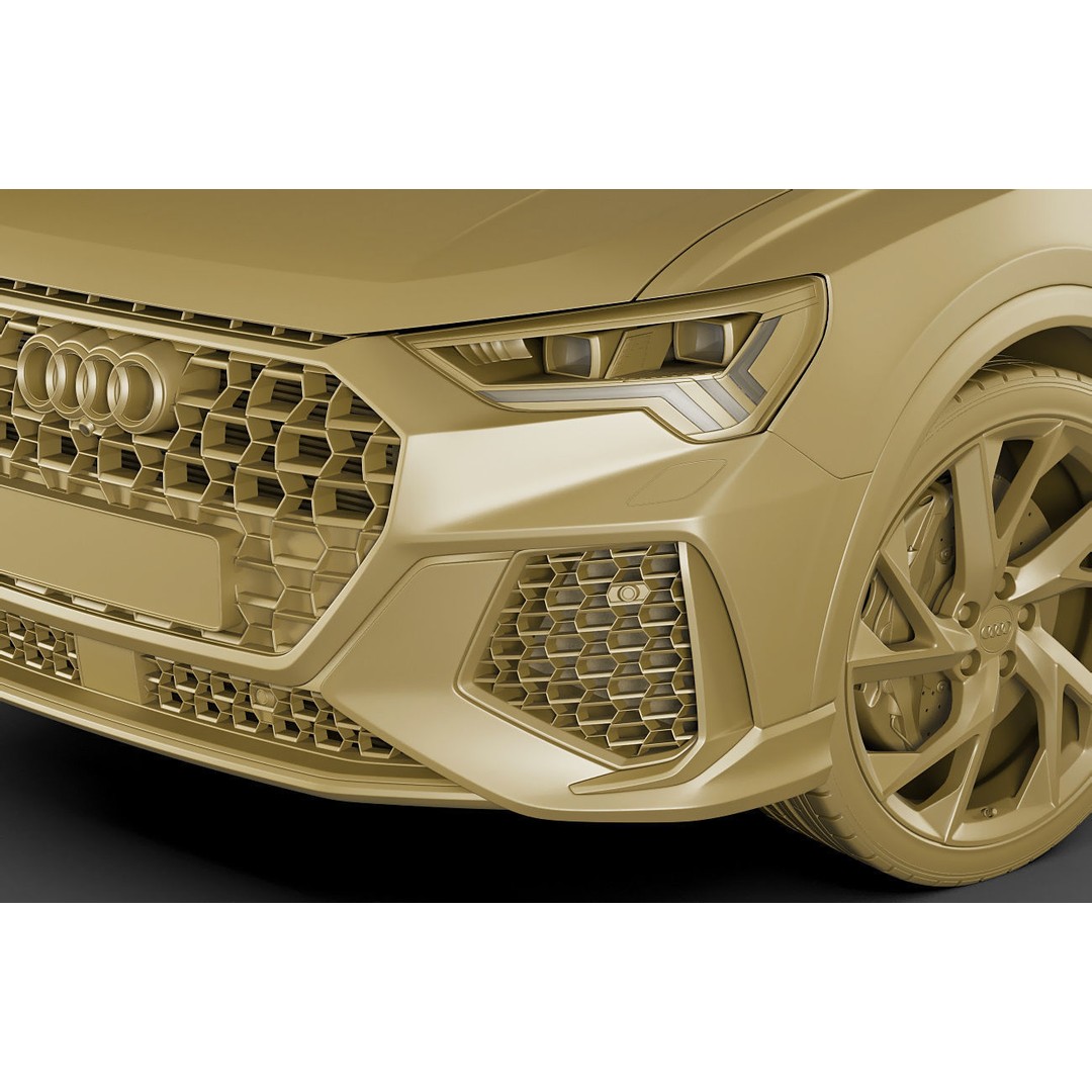 Audi RS Q3 2020 3D Model – Detailed Exterior, Game-Ready Formats - View 20
