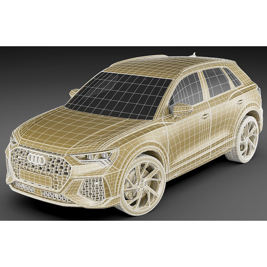 Audi RS Q3 2020 3D Model – Detailed Exterior, Game-Ready Formats - View 22