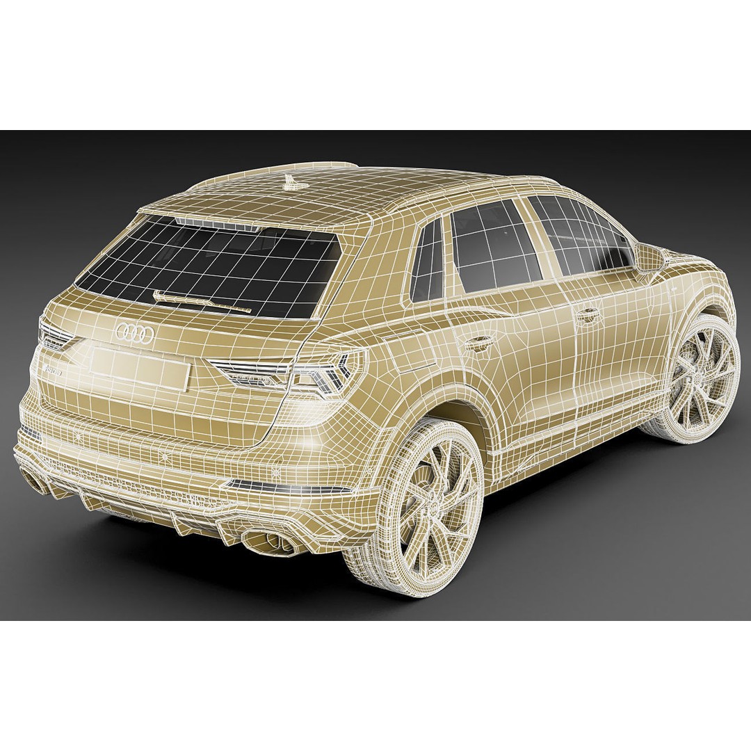 Audi RS Q3 2020 3D Model – Detailed Exterior, Game-Ready Formats - View 23