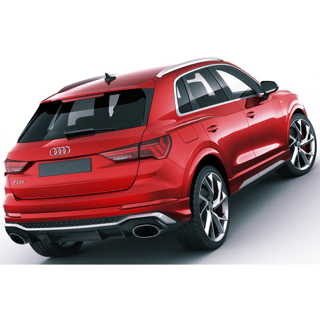 Audi RS Q3 2020 3D Model – Detailed Exterior, Game-Ready Formats - View 3