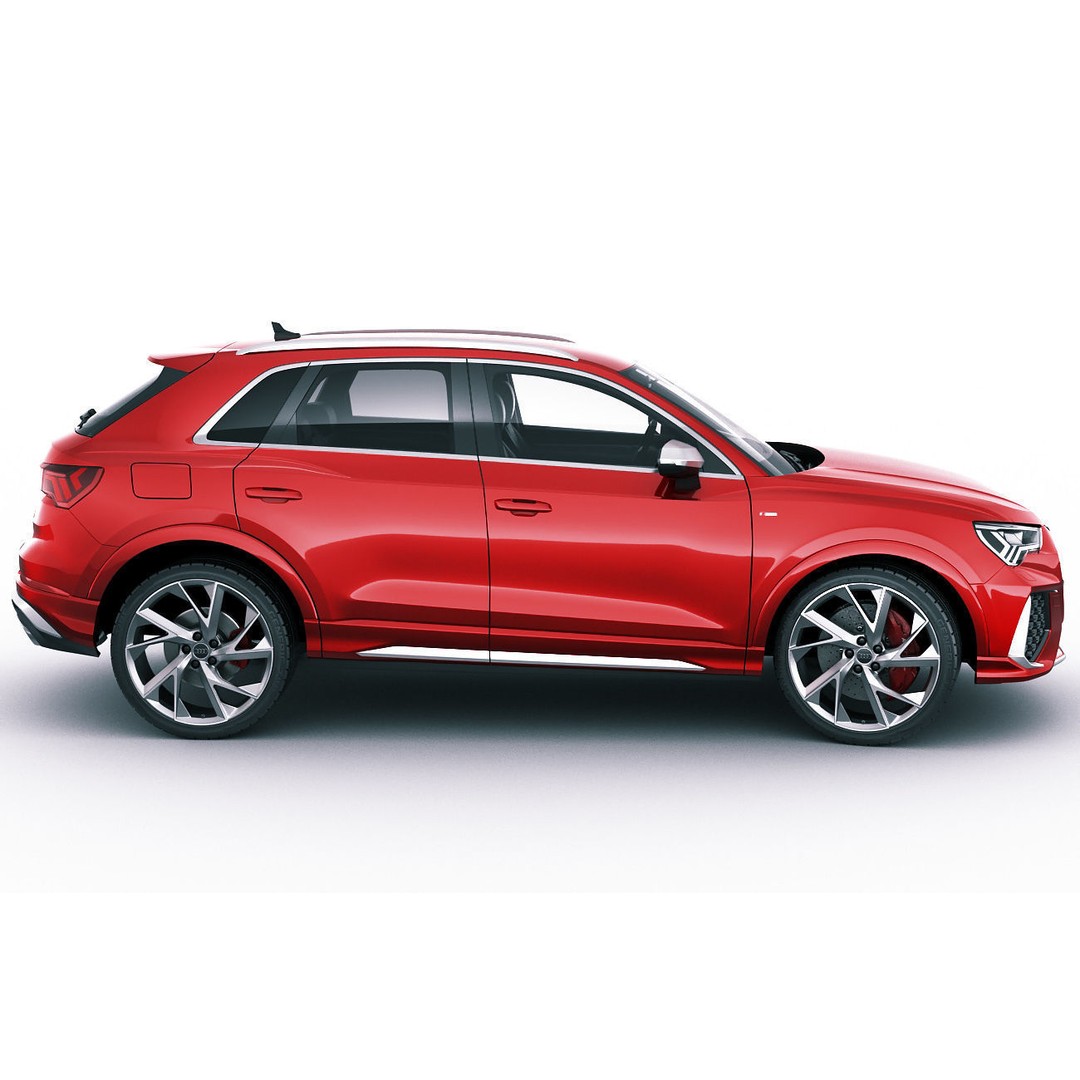 Audi RS Q3 2020 3D Model – Detailed Exterior, Game-Ready Formats - View 4