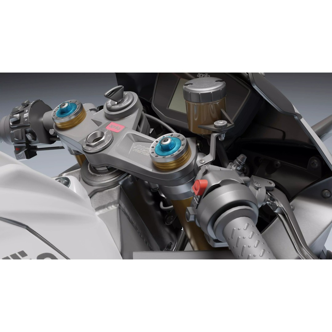 Aprilia RSV4 RF 2018 3D Model – Low Poly Game-Ready Asset, Blender, FBX - View 14