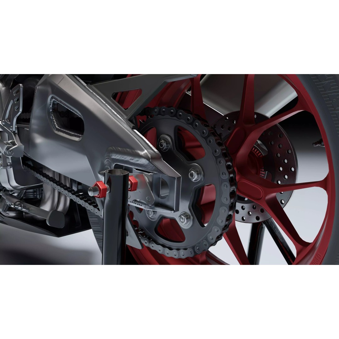 Aprilia RSV4 RF 2018 3D Model – Low Poly Game-Ready Asset, Blender, FBX - View 18