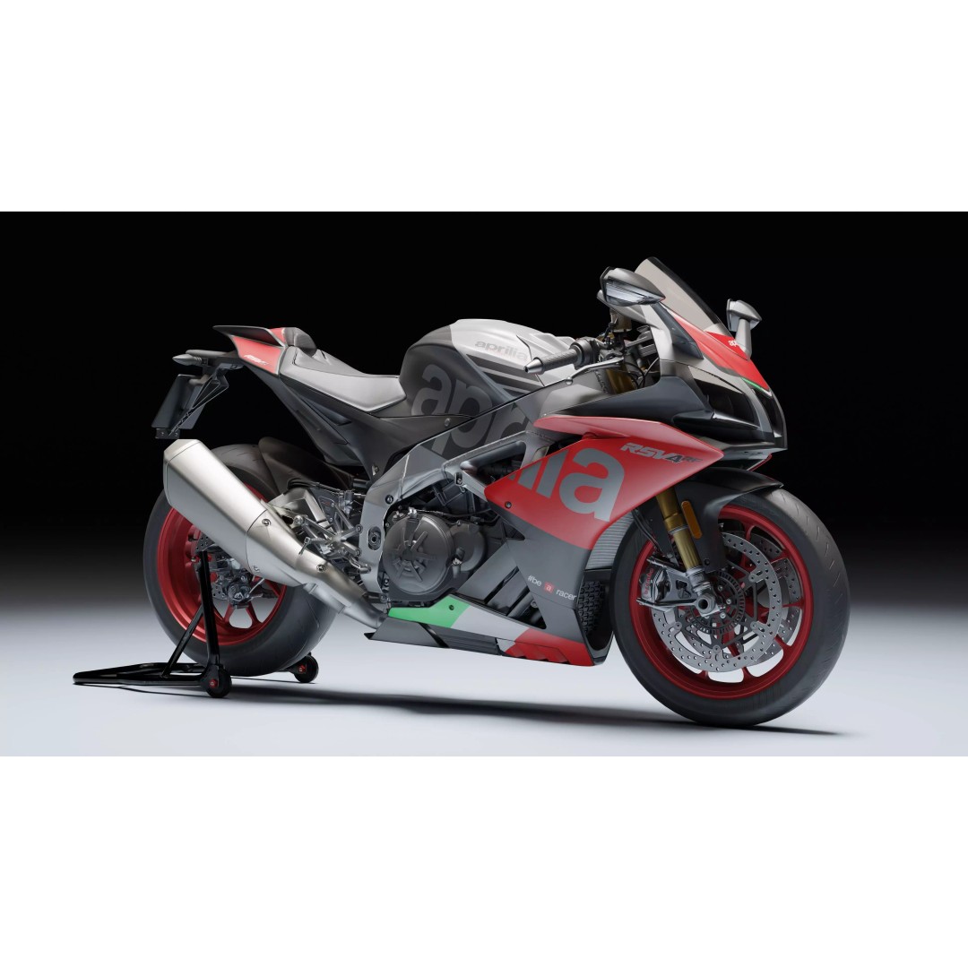 Aprilia RSV4 RF 2018 3D Model – Low Poly Game-Ready Asset, Blender, FBX - View 3