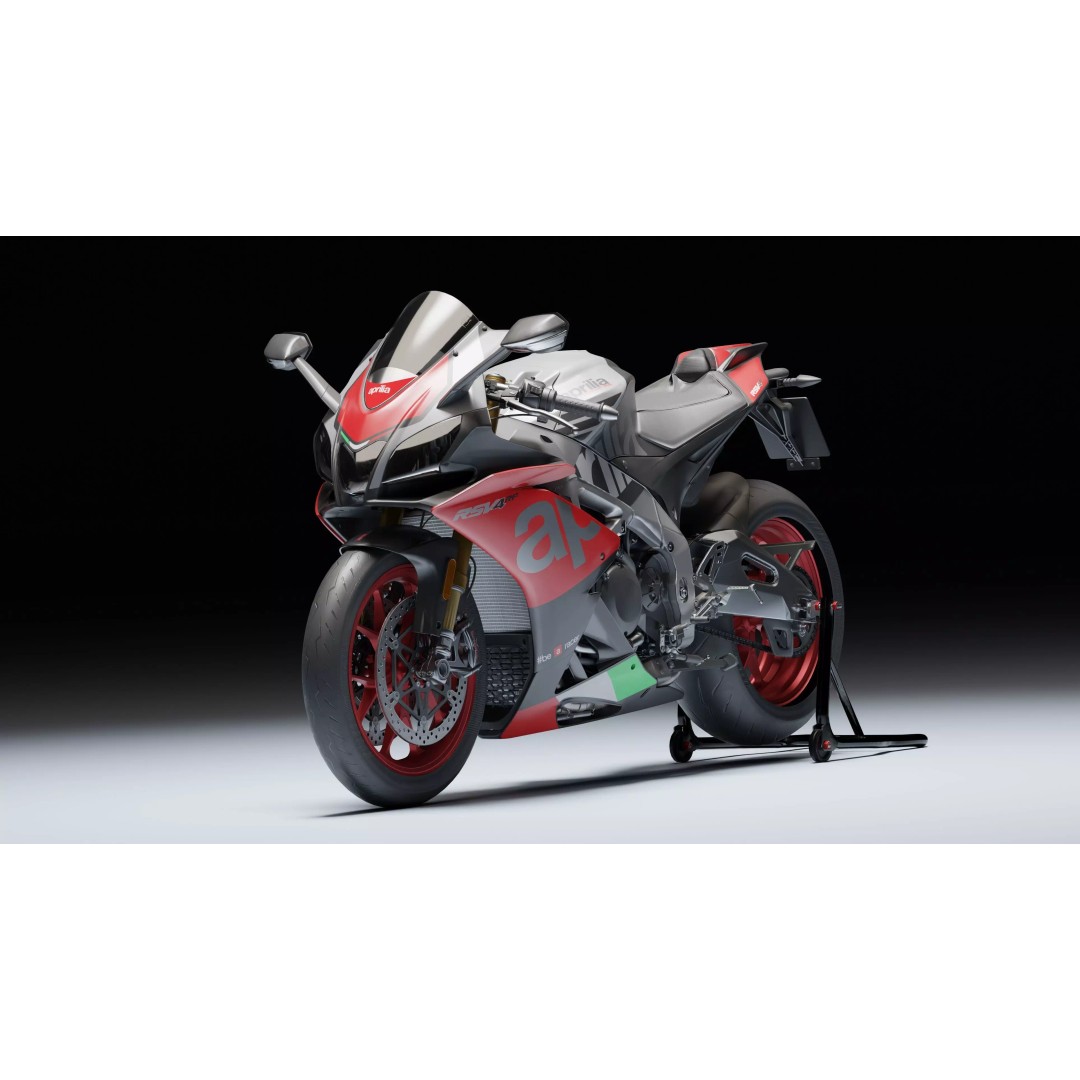 Aprilia RSV4 RF 2018 3D Model – Low Poly Game-Ready Asset, Blender, FBX - View 8