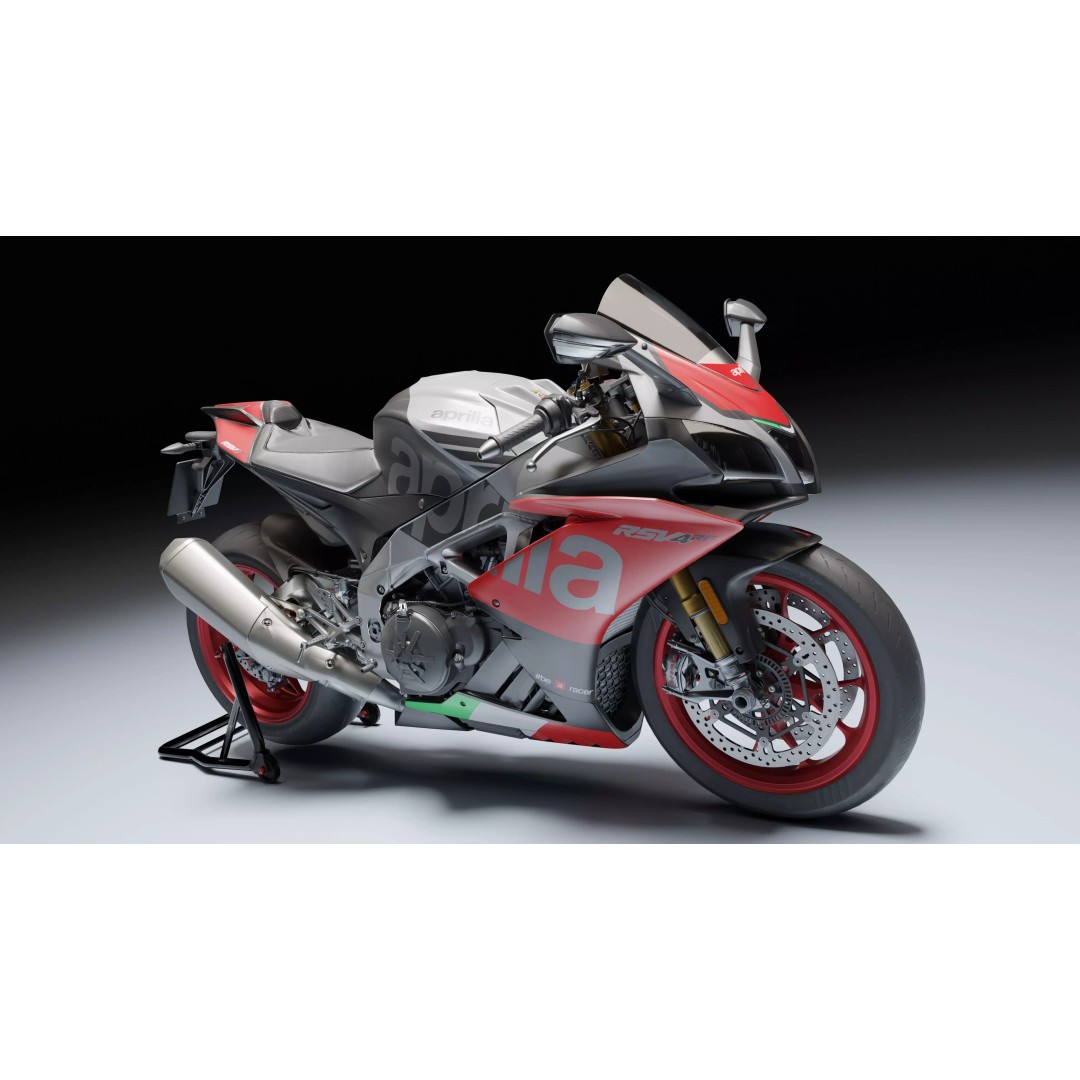 Aprilia RSV4 RF 2018 3D Model – Low Poly Game-Ready Asset, Blender, FBX - View 9