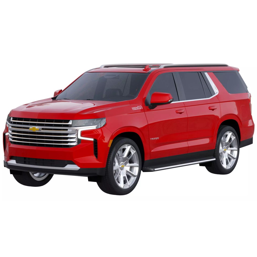 Chevrolet Tahoe 3D Model – High Country SUV, PBR Textures, FBX - View 2