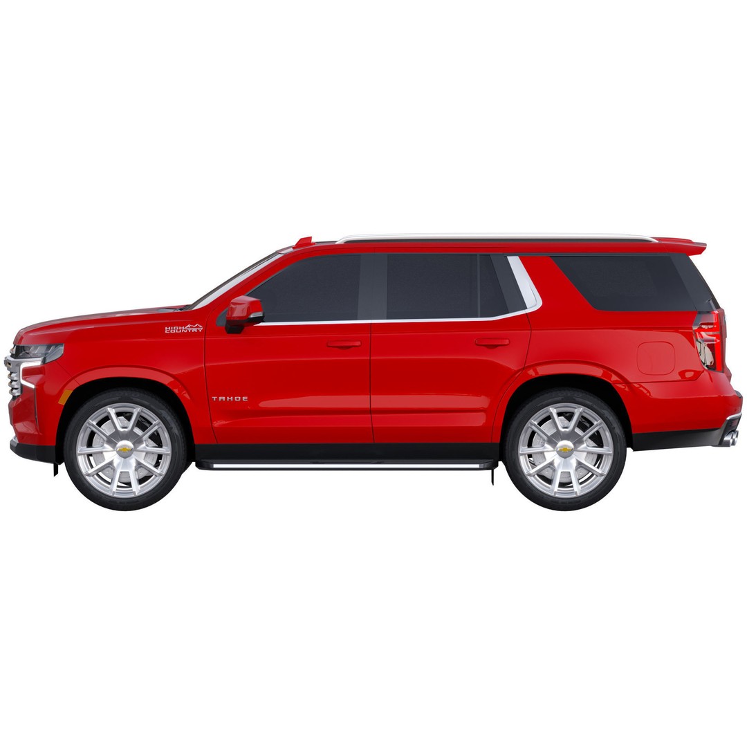 Chevrolet Tahoe 3D Model – High Country SUV, PBR Textures, FBX - View 6