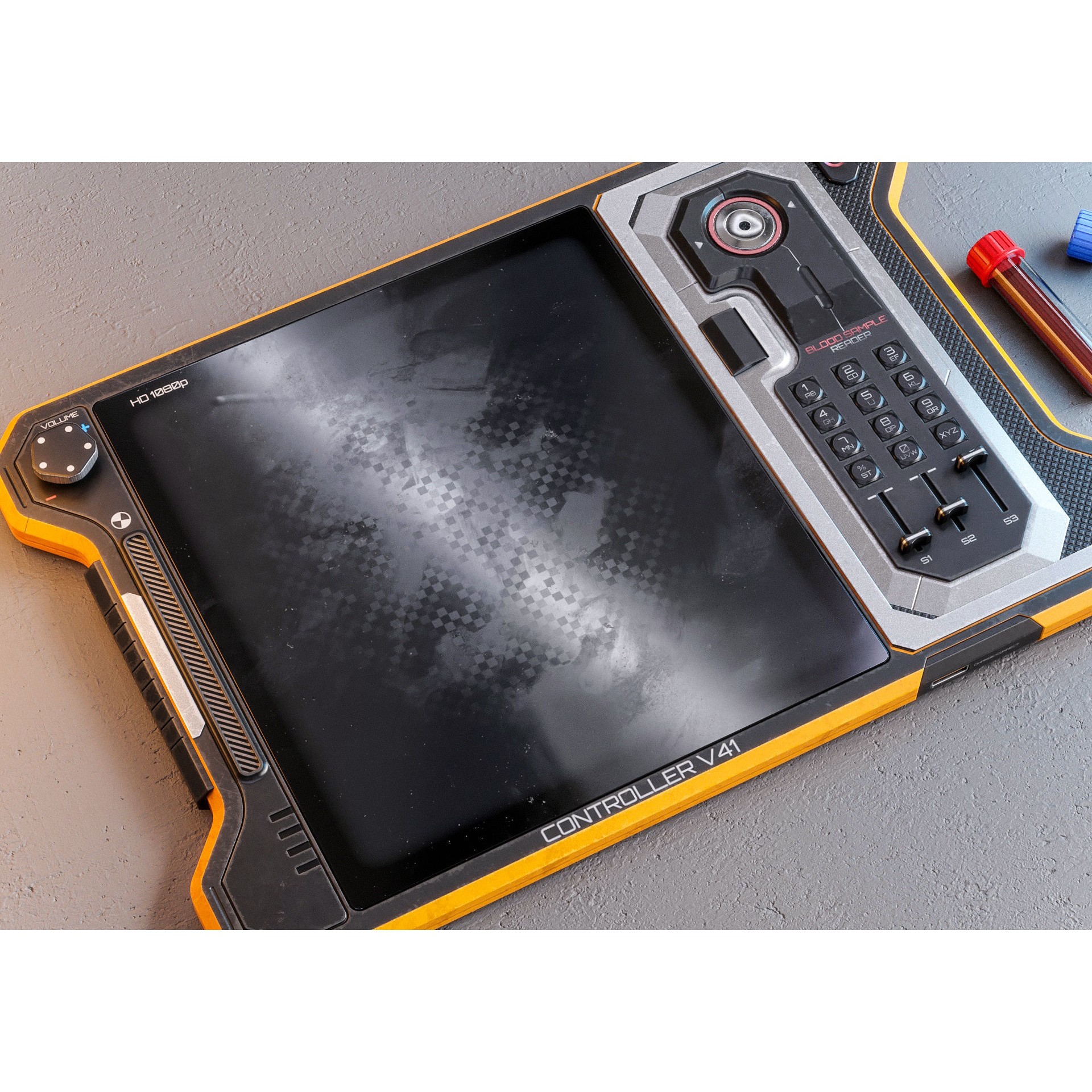 Sci-fi Controller V41 - Low-Poly Game-Ready 3D Model