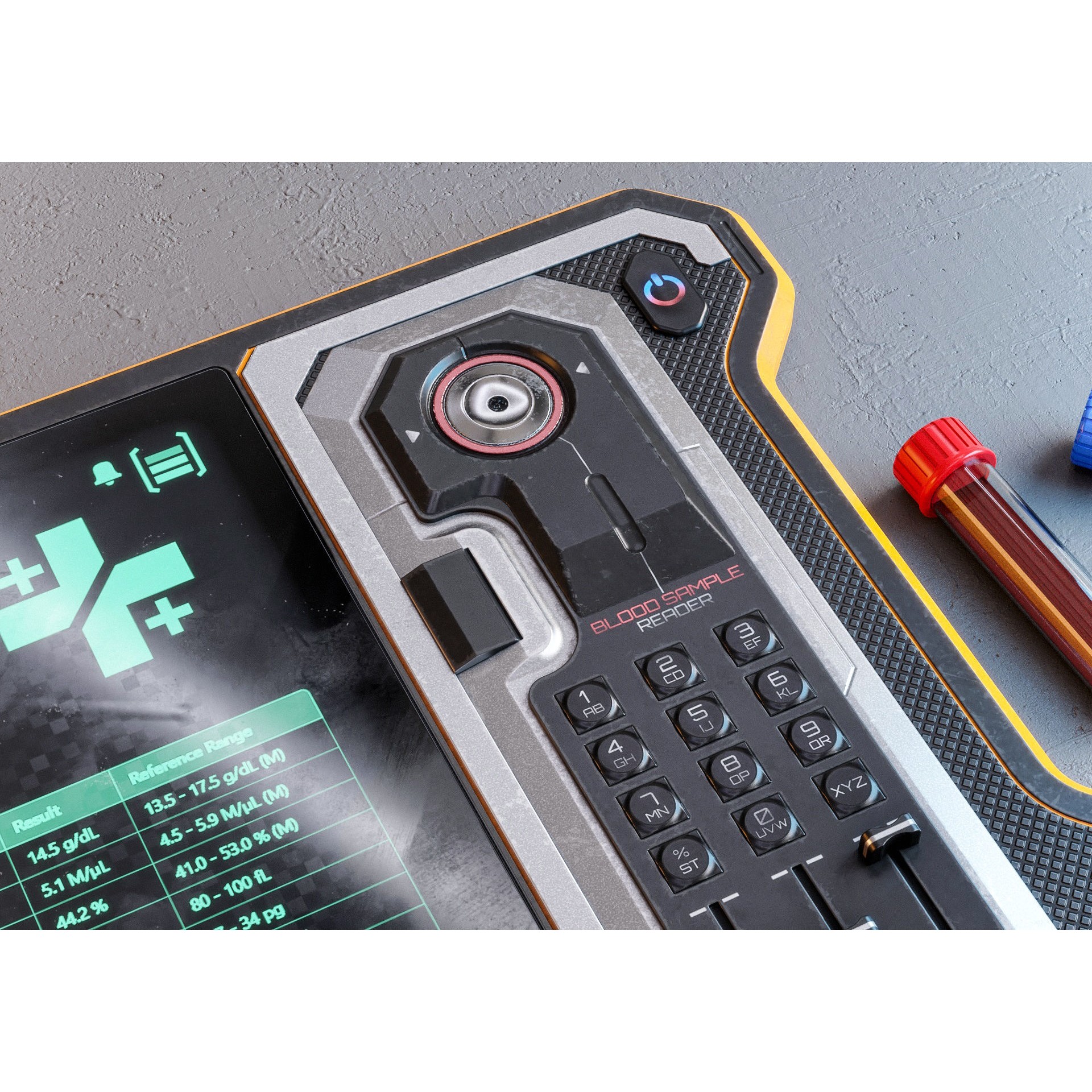 Sci-fi Controller V41 - Low-Poly Game-Ready 3D Model - View 11