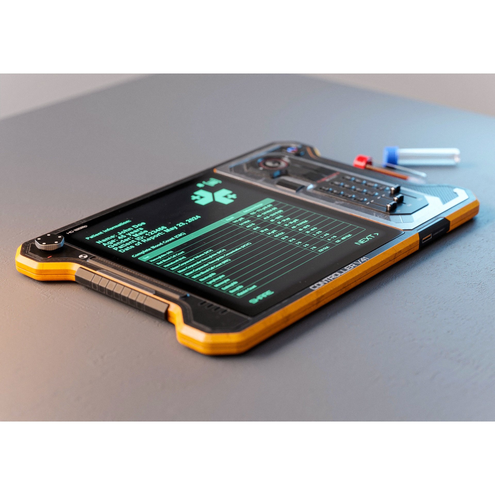 Sci-fi Controller V41 - Low-Poly Game-Ready 3D Model - View 13