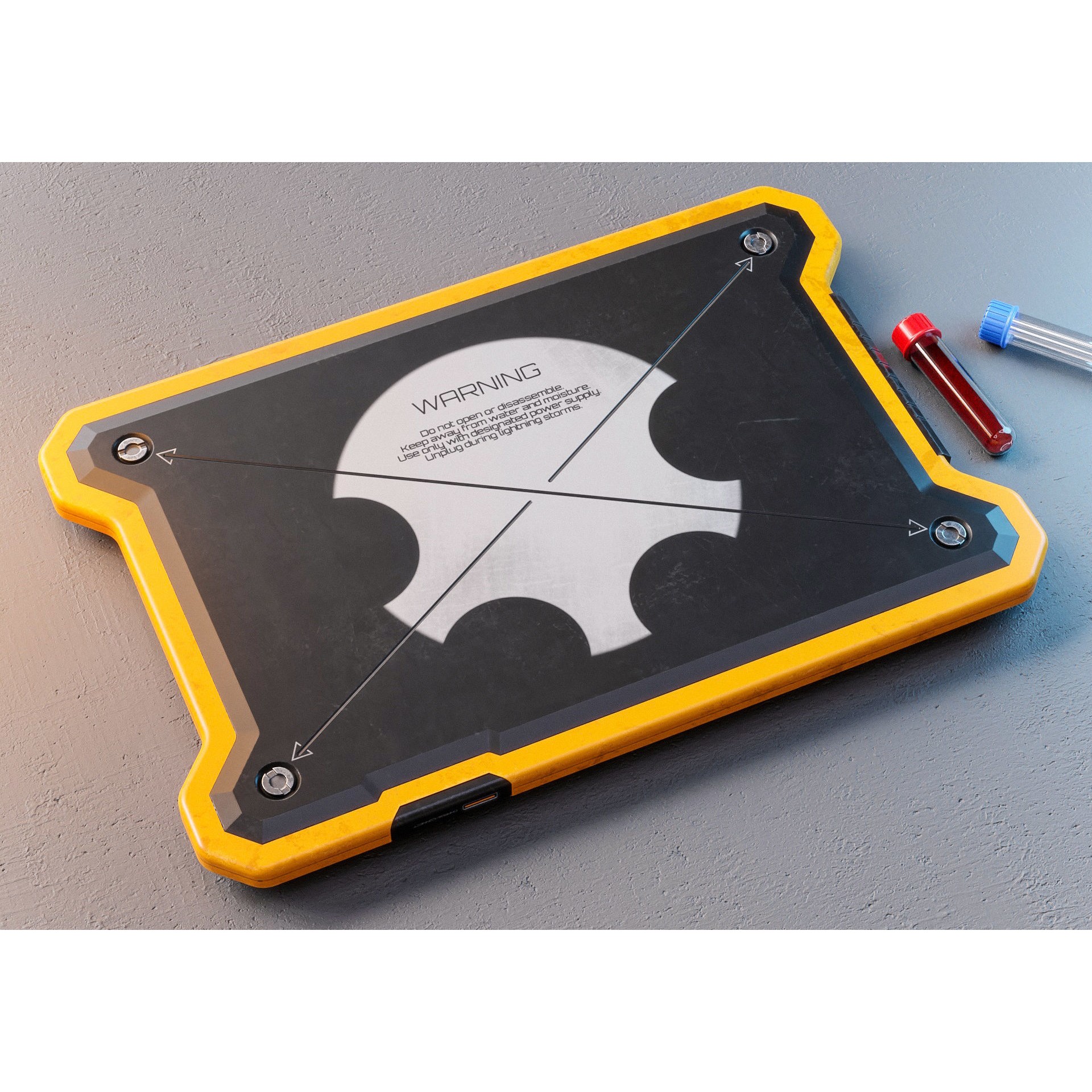 Sci-fi Controller V41 - Low-Poly Game-Ready 3D Model - View 7