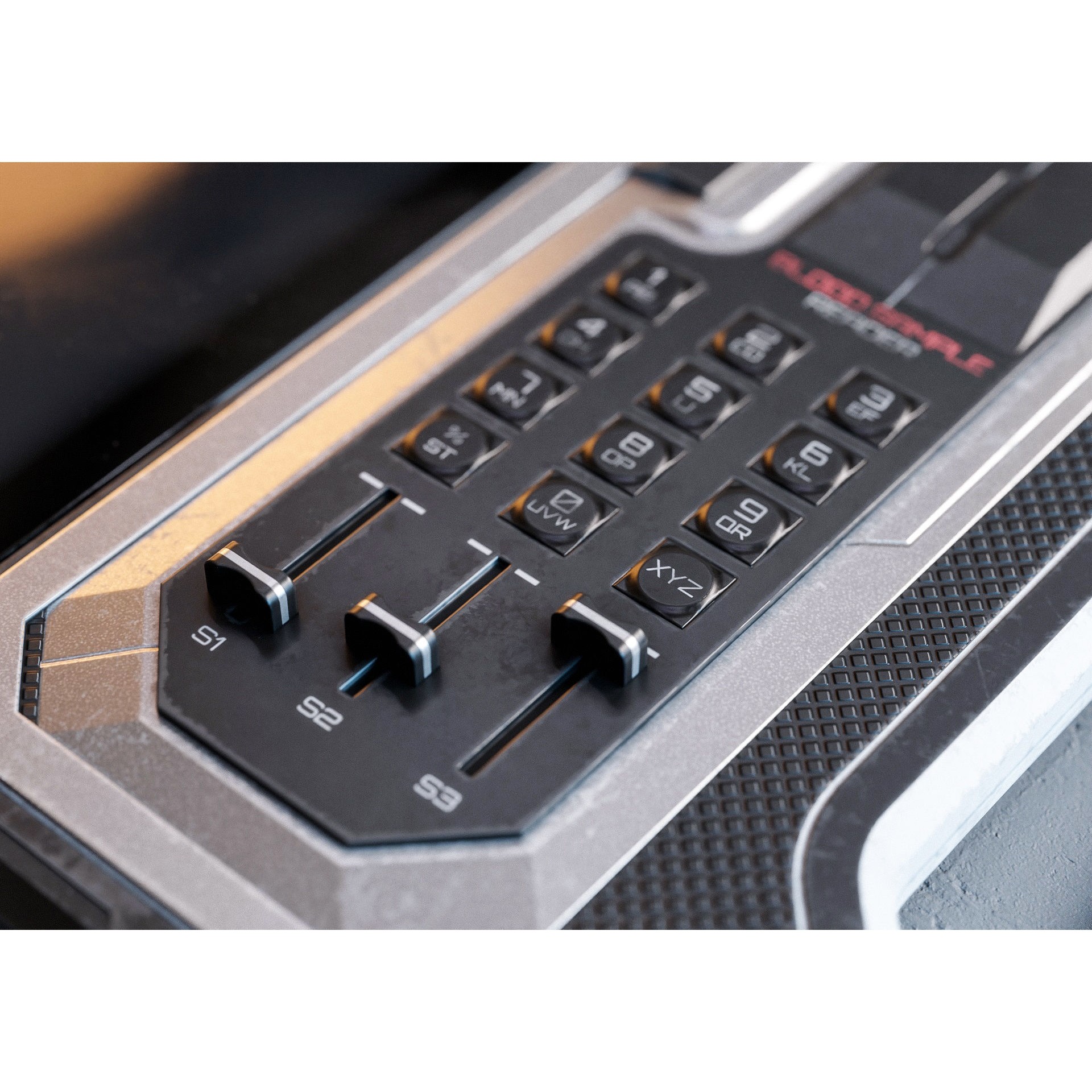 Sci-fi Controller V41 - Low-Poly Game-Ready 3D Model - View 9