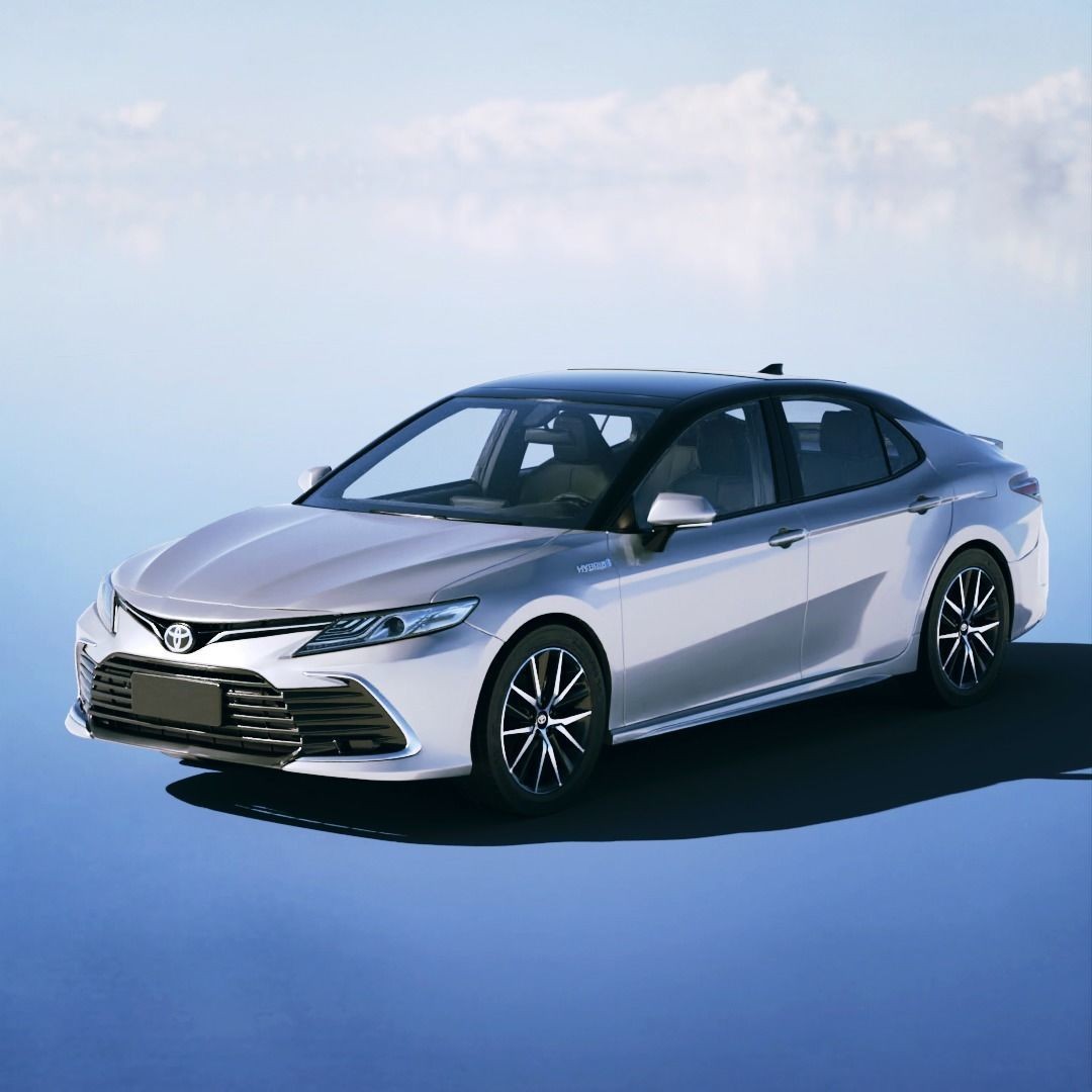 Toyota Camry XLE 2019 3D Model – High Poly Game Asset, FBX, OBJ - View 5