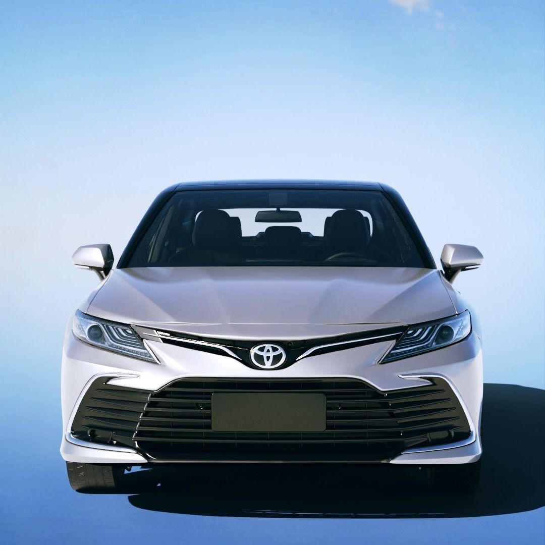 Toyota Camry XLE 2019 3D Model – High Poly Game Asset, FBX, OBJ - View 6