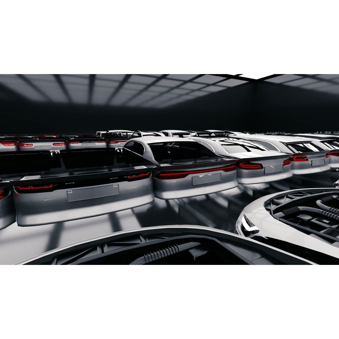 Modular Car Creation Tool 3D Model – Low Poly Game Asset, FBX, Blender - View 13