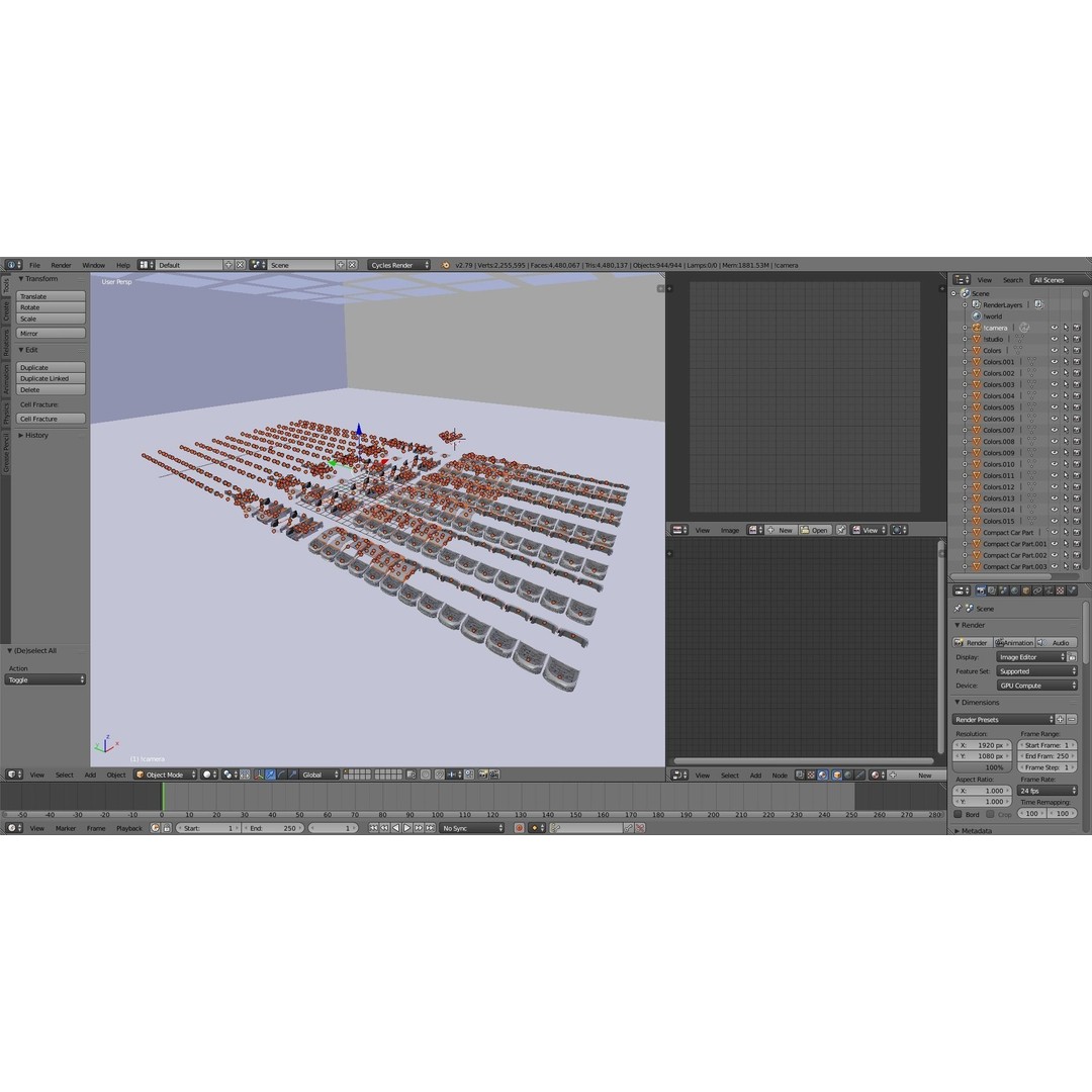 Modular Car Creation Tool 3D Model – Low Poly Game Asset, FBX, Blender - View 18