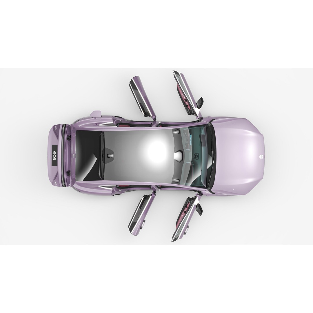 2025 Nio EC6 3D Model – High Poly SUV with Interior, FBX, Blender - View 12