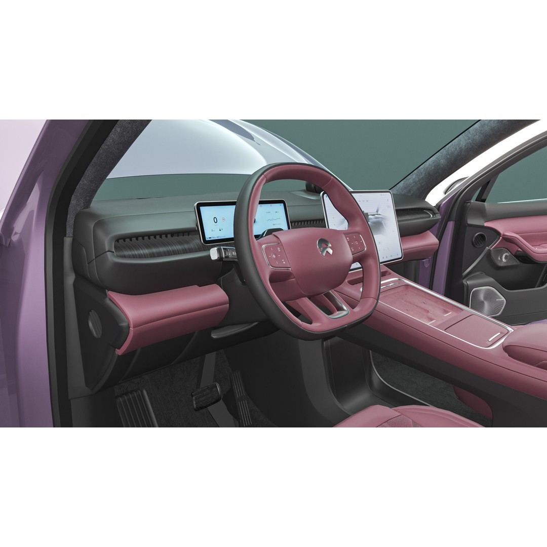 2025 Nio EC6 3D Model – High Poly SUV with Interior, FBX, Blender - View 15