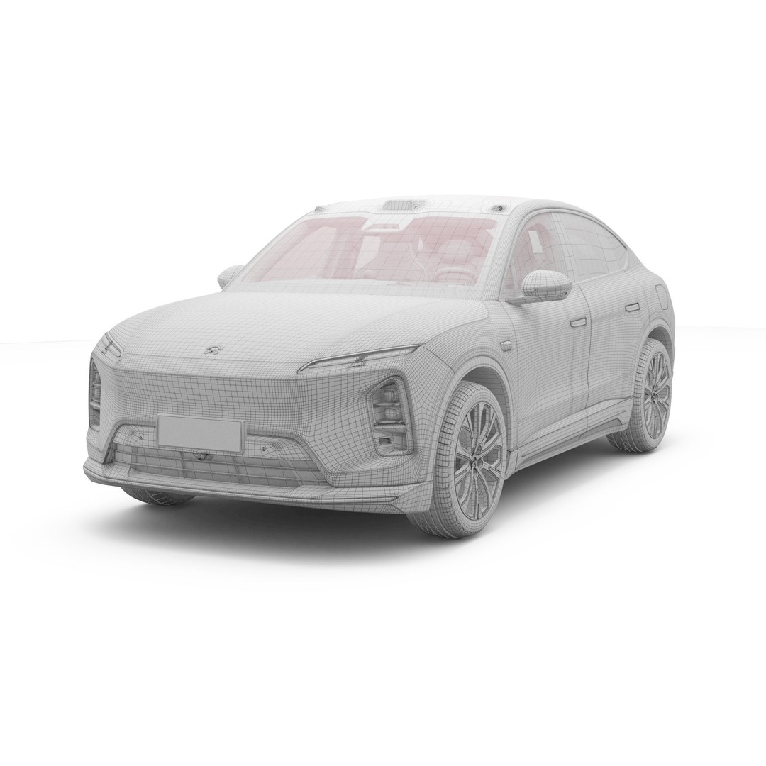 2025 Nio EC6 3D Model – High Poly SUV with Interior, FBX, Blender - View 19
