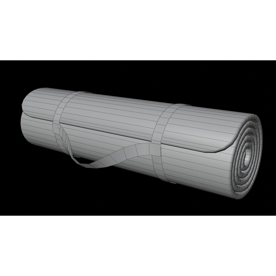Yoga Mat 3D Model – Low Poly PBR Asset for Exercise and Fitness - View 16