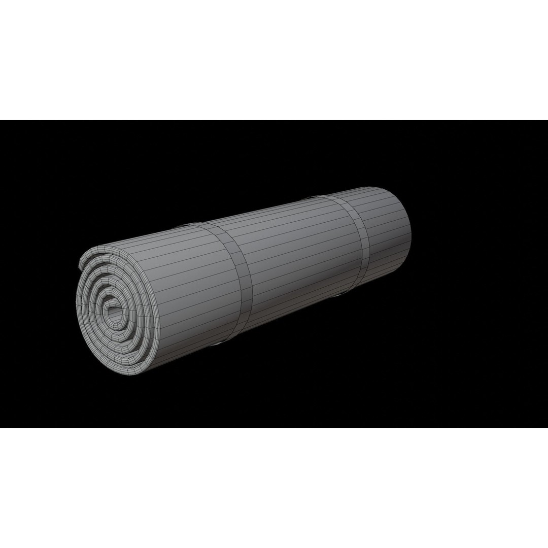 Yoga Mat 3D Model – Low Poly PBR Asset for Exercise and Fitness - View 17