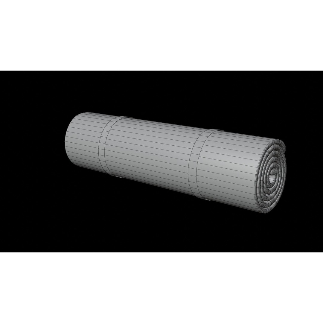 Yoga Mat 3D Model – Low Poly PBR Asset for Exercise and Fitness - View 18