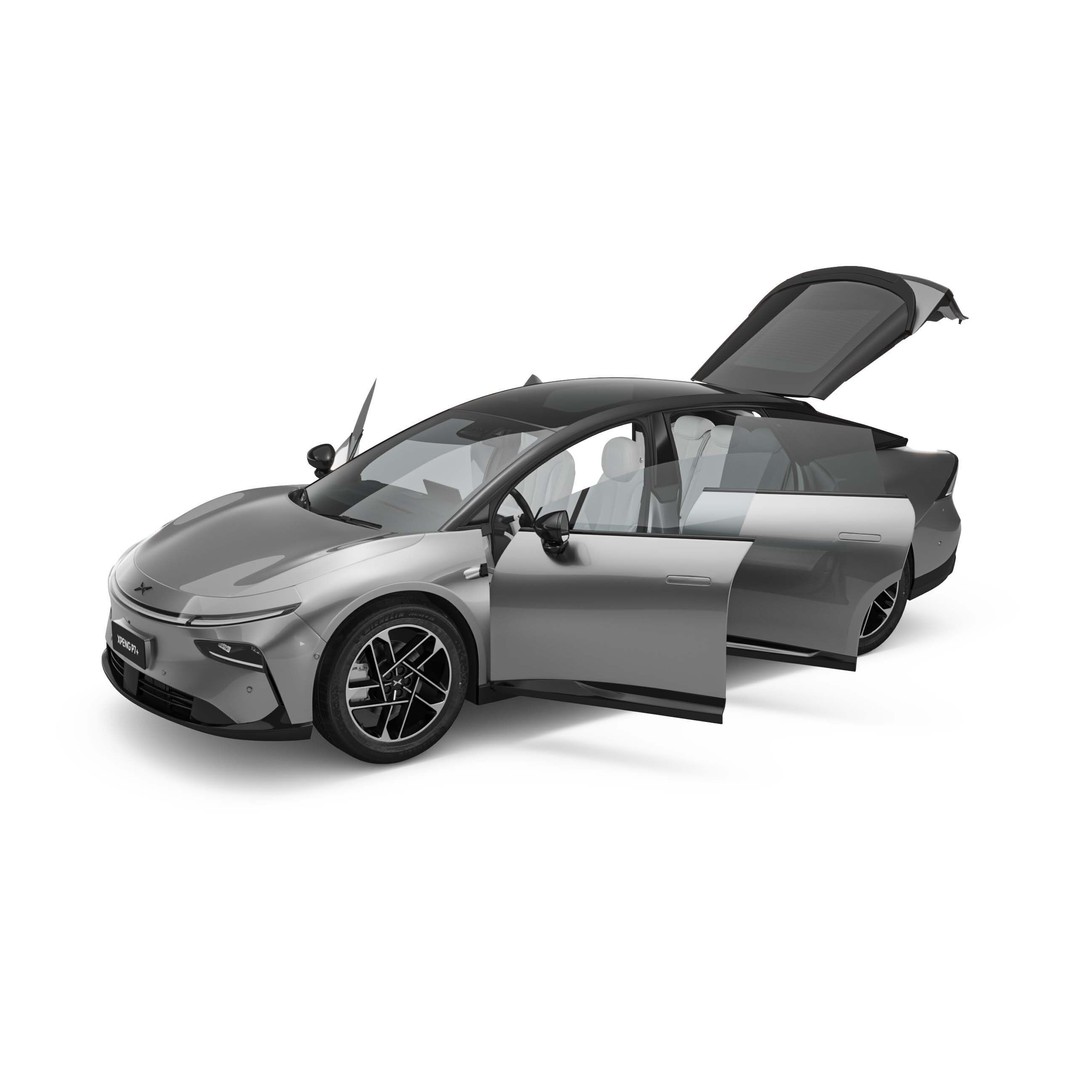 2025 Xpeng P7 Plus 3D Model – Realistic Sport Car, FBX, OBJ - View 10