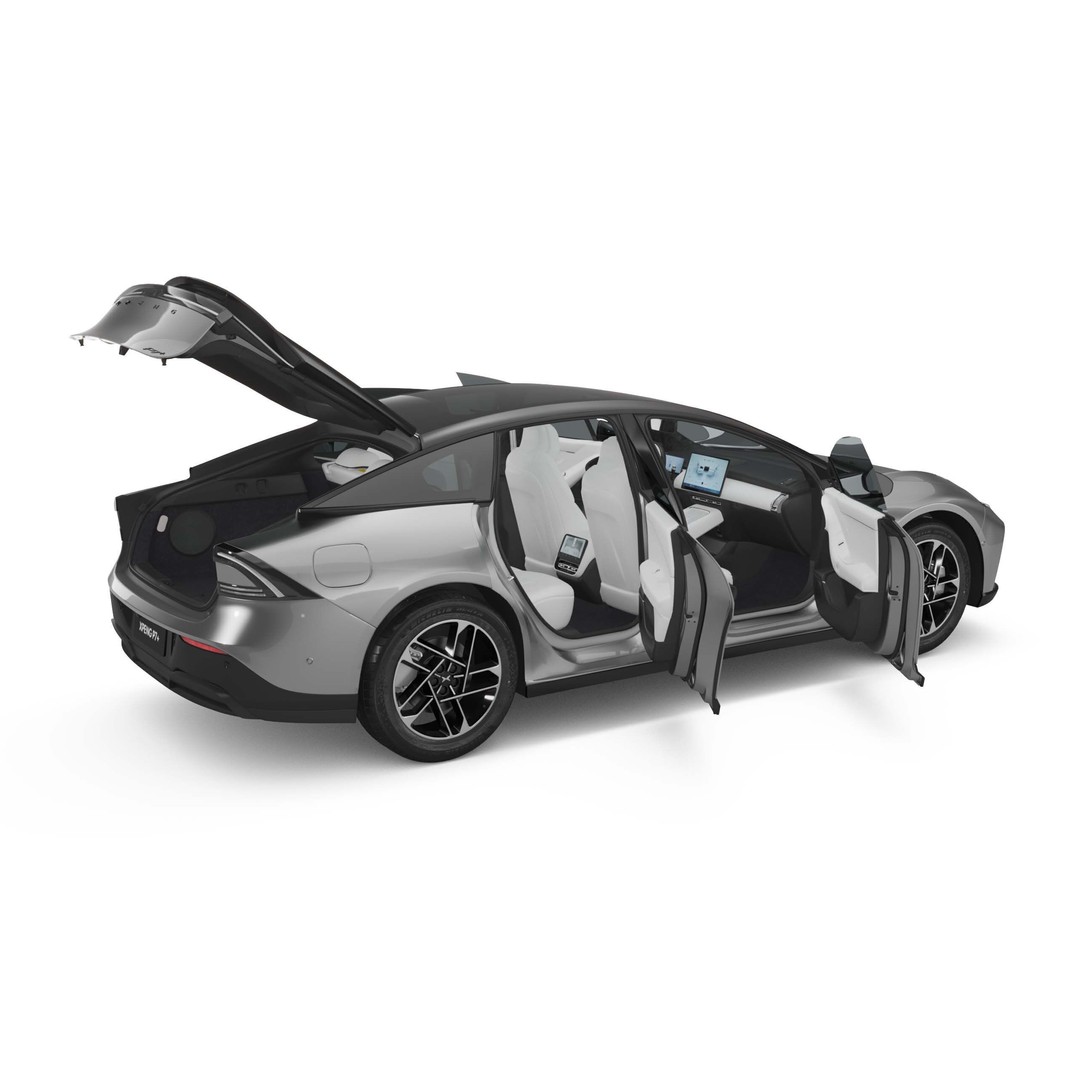 2025 Xpeng P7 Plus 3D Model – Realistic Sport Car, FBX, OBJ - View 11