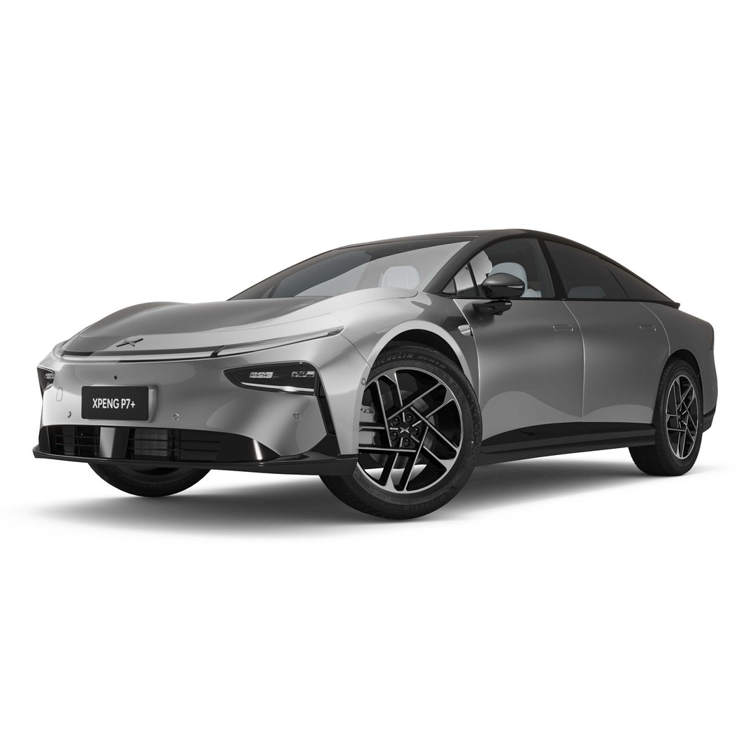 2025 Xpeng P7 Plus 3D Model – Realistic Sport Car, FBX, OBJ - View 3