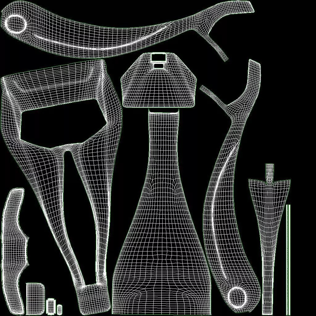 Motocaddy S1 Electric Golf Trolley 3D Model – Low Poly Game Asset, PBR Textures - View 13