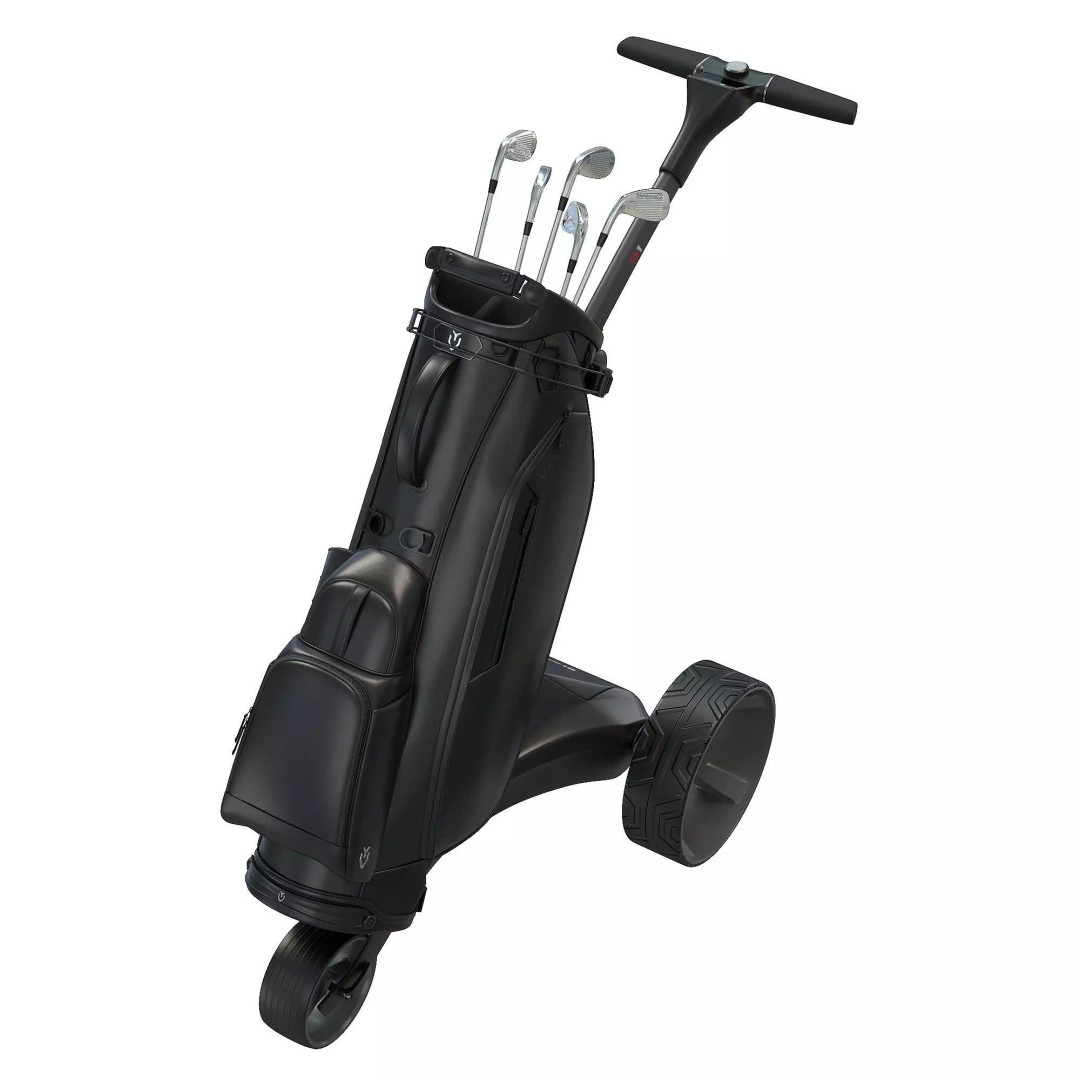 Motocaddy S1 Electric Golf Trolley 3D Model – Low Poly Game Asset, PBR Textures - View 9